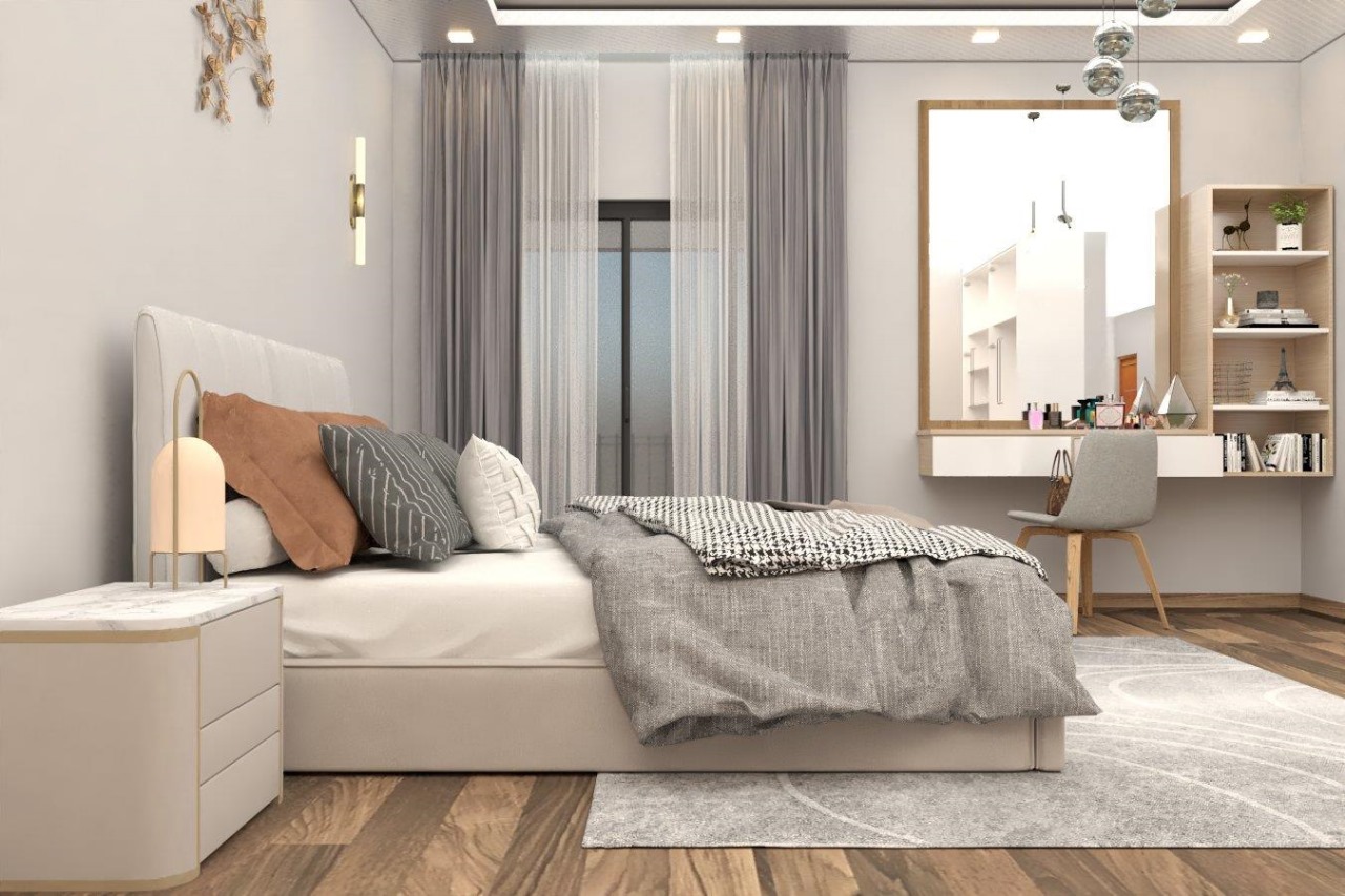 Ultra modern residential apartment interior